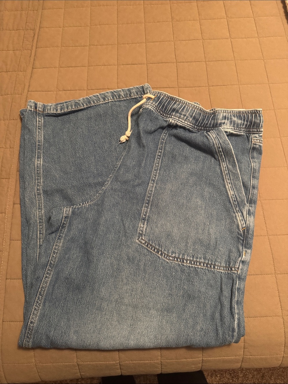 nuuds Light Blue Wide Leg Jeans